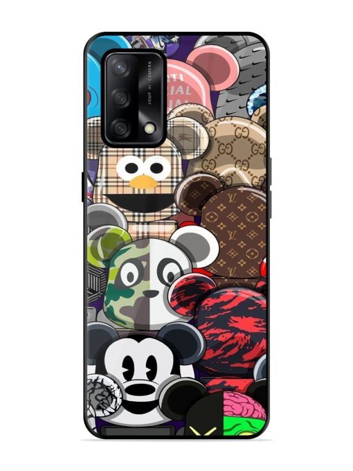 Streetwear Bearbrick Extravaganza Glossy Soft Edge Case for Oppo F19S Chachhi