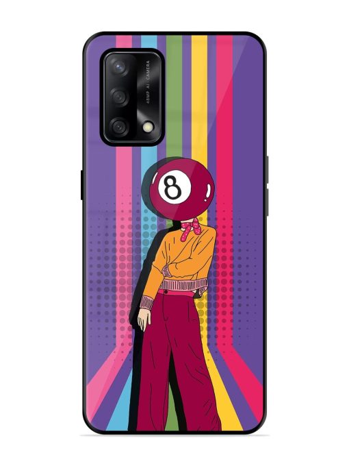 Eight Ball Fashionista Glossy Soft Edge Case for Oppo F19S