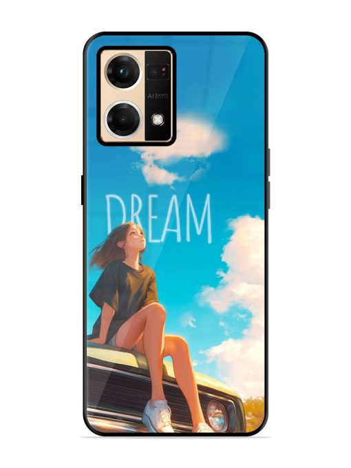 Girly Dream Art Glossy Soft Edge Case for Oppo F21 Pro (4G) Chachhi