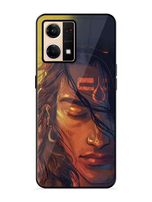 Tranquil Shiva Glossy Soft Edge Case for Oppo F21 Pro (4G) Chachhi