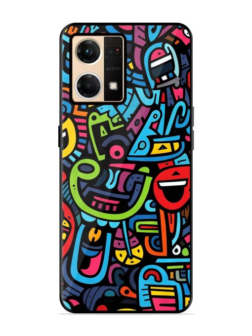 Doodlephoria Glossy Soft Edge Case for Oppo F21 Pro (4G) Chachhi