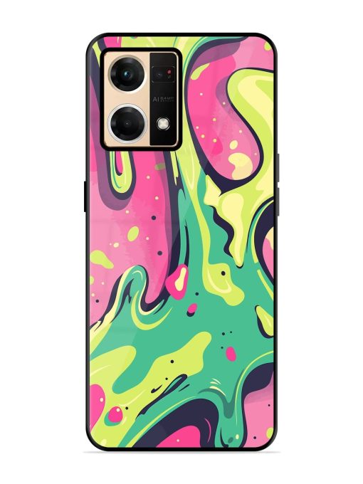 Gooey Grooves Glossy Soft Edge Case for Oppo F21 Pro (4G) Chachhi