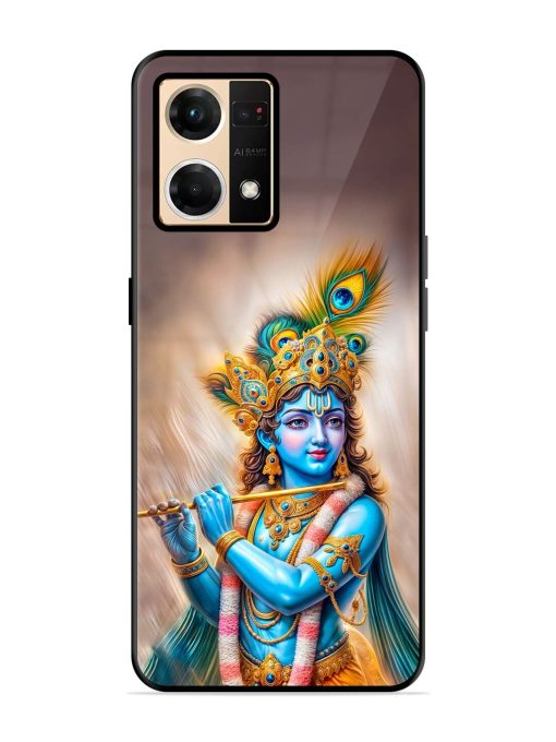 Divine Krishna Glossy Soft Edge Case for Oppo F21 Pro (4G) Chachhi