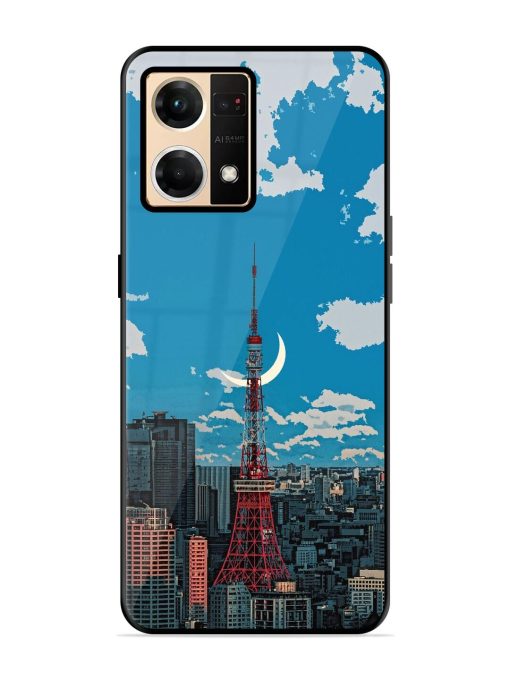 Tokyo Twilight Glossy Soft Edge Case for Oppo F21 Pro (4G) Chachhi