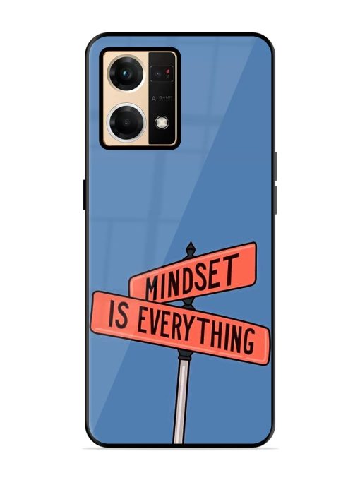 Mindset Matters Glossy Soft Edge Case for Oppo F21 Pro (4G)