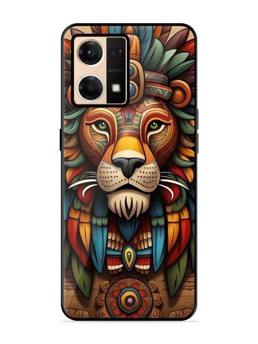 Aztec Majesty Glossy Soft Edge Case for Oppo F21 Pro (4G) Chachhi