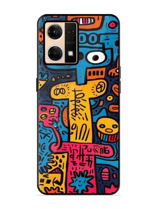 Doodletopia Glossy Soft Edge Case for Oppo F21 Pro (4G) Chachhi