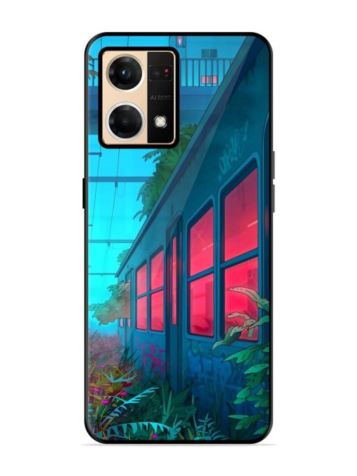 Urban Jungle Glossy Soft Edge Case for Oppo F21 Pro (4G) Chachhi