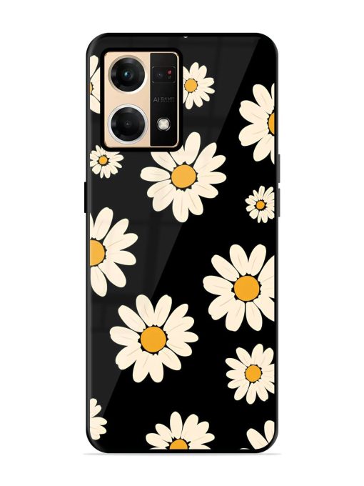 Daisies In The Night Glossy Soft Edge Case for Oppo F21 Pro (4G) Chachhi