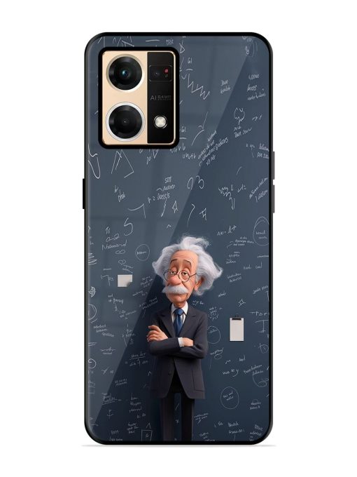 Albert Einstein Glossy Soft Edge Case for Oppo F21 Pro (4G) Chachhi