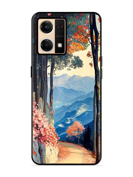 Mountainside Serenity Glossy Soft Edge Case for Oppo F21 Pro (4G) Chachhi