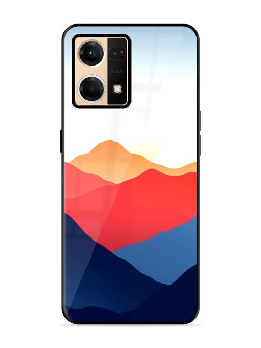 Sunset Peaks Glossy Soft Edge Case for Oppo F21 Pro (4G) Chachhi