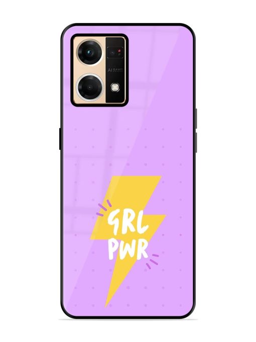 Girl Power Spark Glossy Soft Edge Case for Oppo F21 Pro (4G) Chachhi