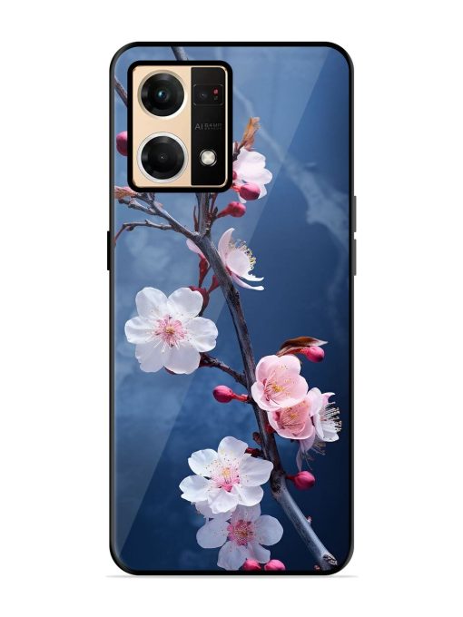 Delicate Blossoms Glossy Soft Edge Case for Oppo F21 Pro (4G) Chachhi