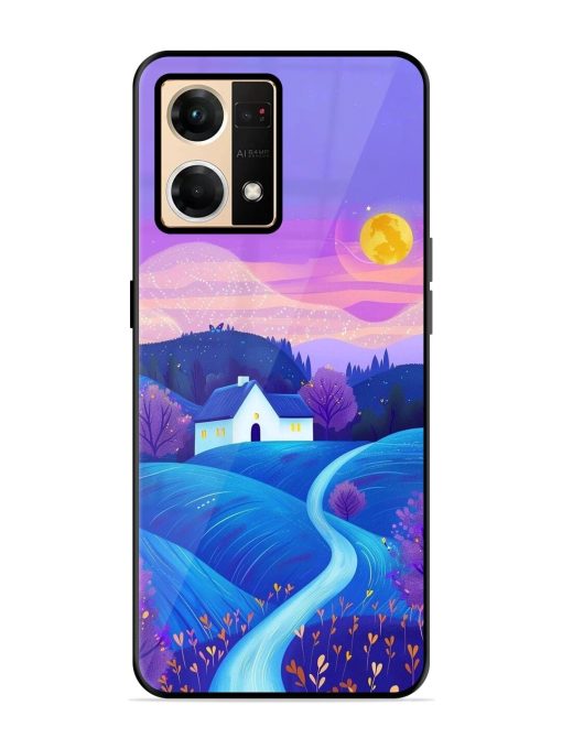 Moonlit Meadow Glossy Soft Edge Case for Oppo F21 Pro (4G)