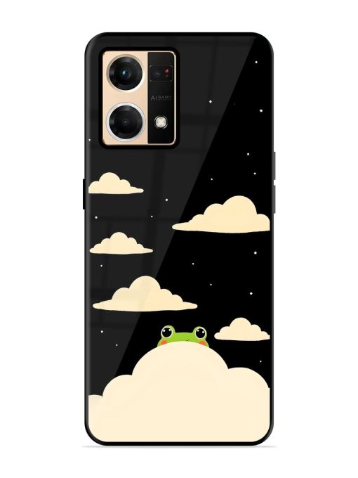 Froggy Night Sky Glossy Soft Edge Case for Oppo F21 Pro (4G) Chachhi