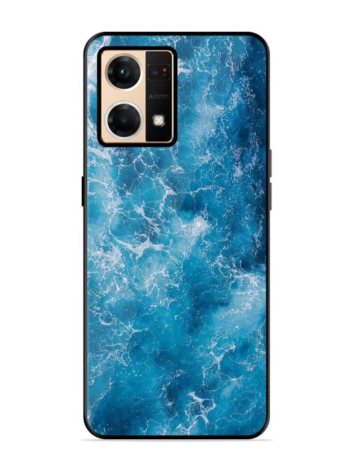 Oceanic Abyss Glossy Soft Edge Case for Oppo F21 Pro (4G) Chachhi