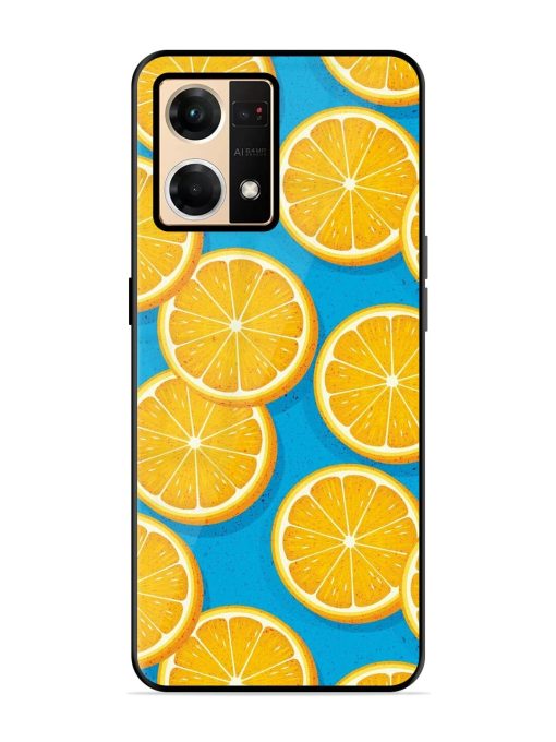 Citrus Symphony Glossy Soft Edge Case for Oppo F21 Pro (4G) Chachhi