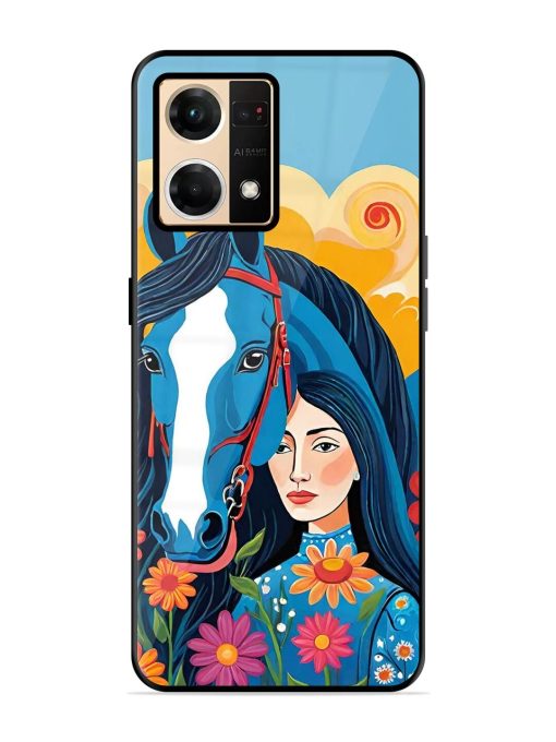 Equine Enchantment Glossy Soft Edge Case for Oppo F21 Pro (4G) Chachhi