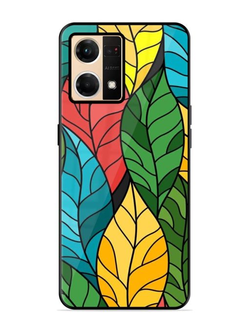 Foliage Fiesta Glossy Soft Edge Case for Oppo F21 Pro (4G) Chachhi