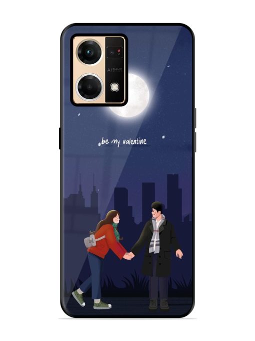 Moonlight Proposal Glossy Soft Edge Case for Oppo F21 Pro (4G) Chachhi