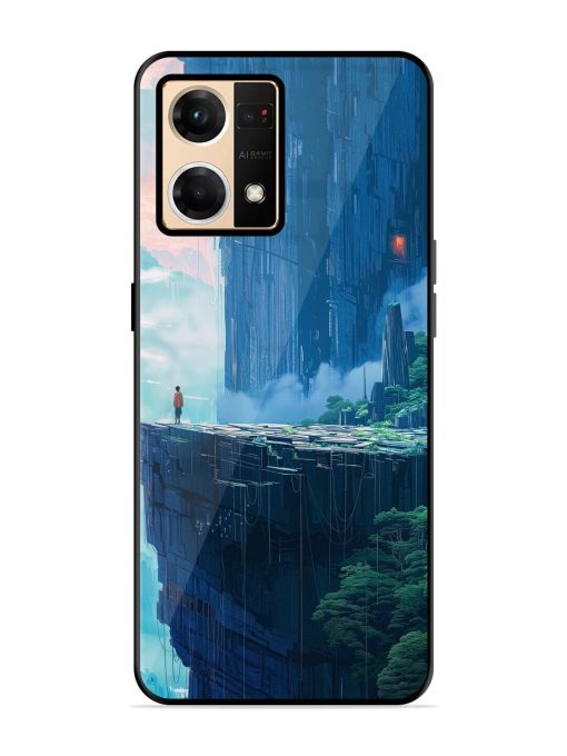 Solitude In The Sky Glossy Soft Edge Case for Oppo F21 Pro (4G) Chachhi