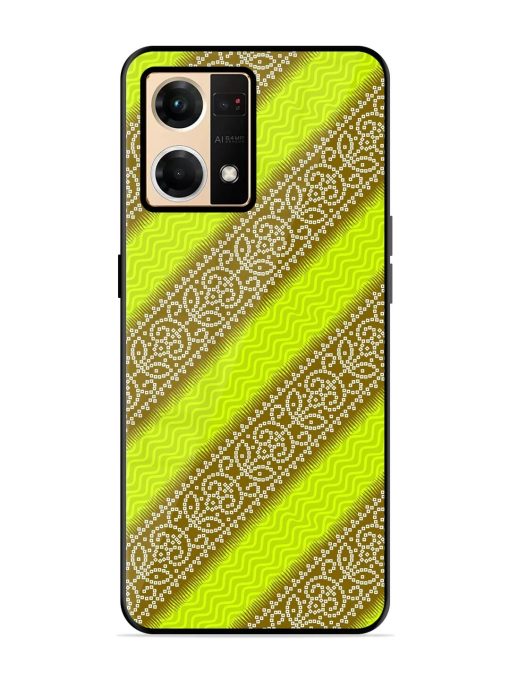 Golden Bandana Bliss Glossy Soft Edge Case for Oppo F21 Pro (4G) Chachhi