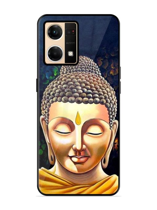 Buddha Face Glossy Soft Edge Case for Oppo F21 Pro (4G) Chachhi