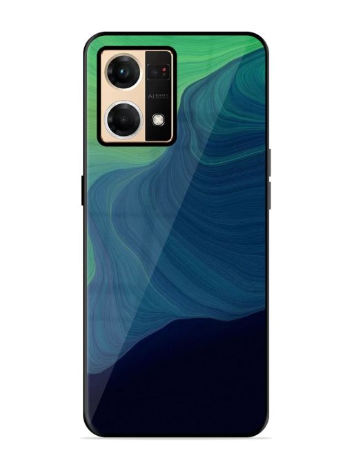 Oceanic Dreams Glossy Soft Edge Case for Oppo F21 Pro (4G) Chachhi