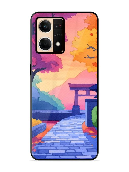 Autumnal Serenity Glossy Soft Edge Case for Oppo F21 Pro (4G) Chachhi