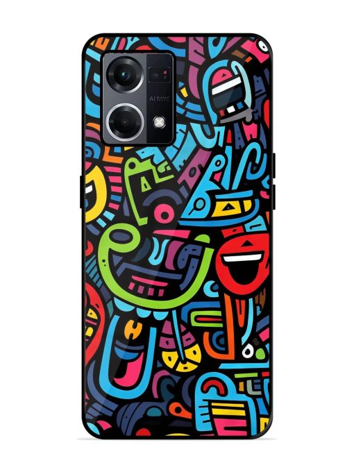 Doodlephoria Glossy Soft Edge Case for Oppo F21S Pro (4G) Chachhi