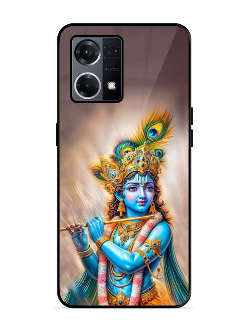 Divine Krishna Glossy Soft Edge Case for Oppo F21S Pro (4G) Chachhi