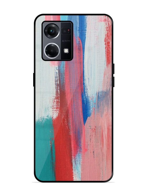 Colorful Chaos Glossy Soft Edge Case for Oppo F21S Pro (4G) Chachhi