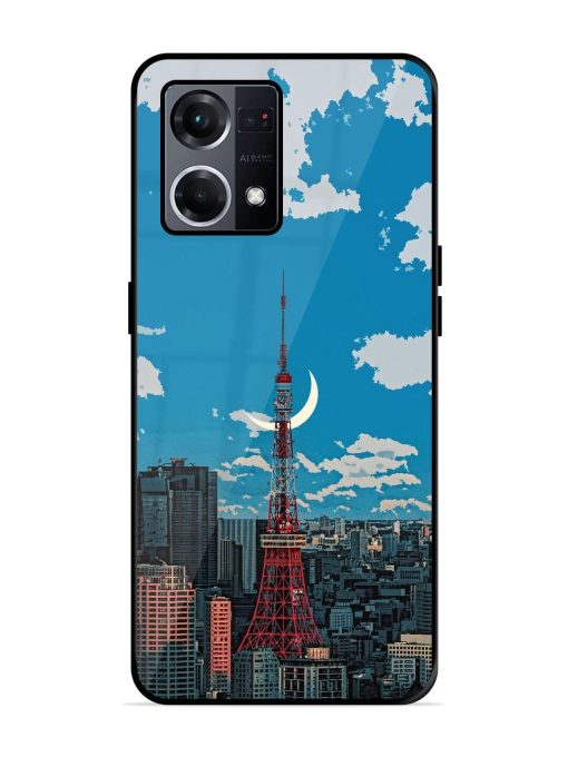 Tokyo Twilight Glossy Soft Edge Case for Oppo F21S Pro (4G) Chachhi