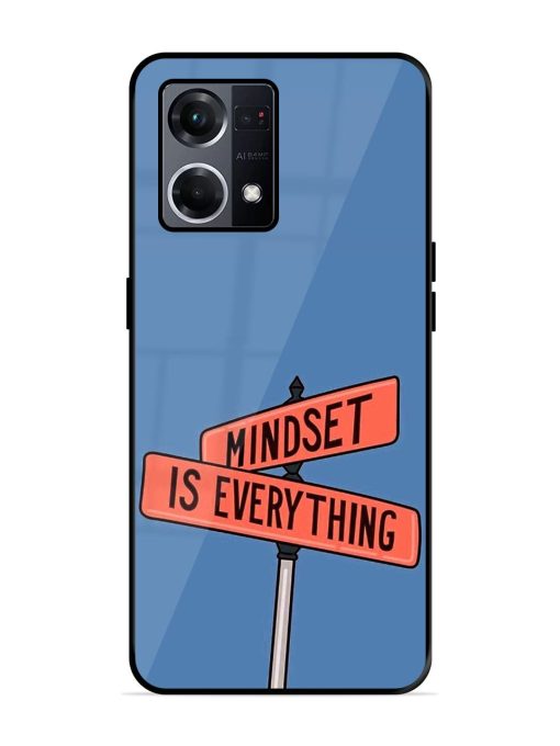 Mindset Matters Glossy Soft Edge Case for Oppo F21S Pro (4G) Chachhi