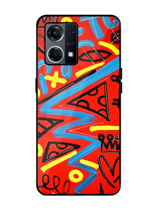 Groovy Garden Glossy Soft Edge Case for Oppo F21S Pro (4G) Chachhi