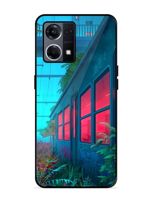 Urban Jungle Glossy Soft Edge Case for Oppo F21S Pro (4G) Chachhi