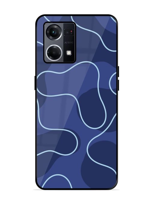 Midnight Maze Glossy Soft Edge Case for Oppo F21S Pro (4G) Chachhi