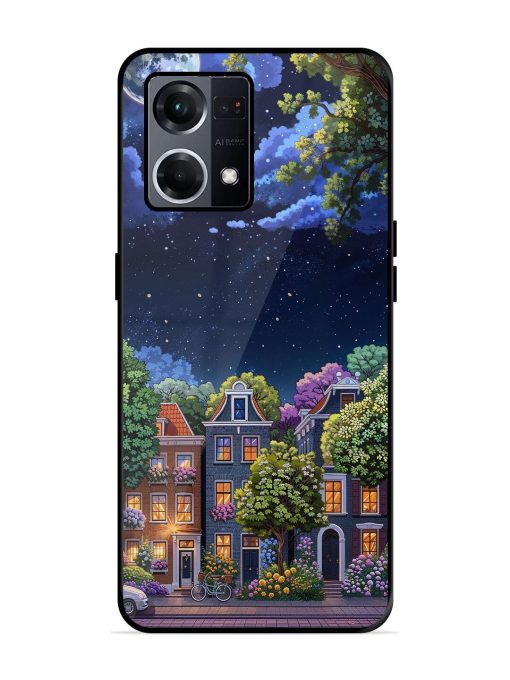 Moonlit Streets Glossy Soft Edge Case for Oppo F21S Pro (4G) Chachhi