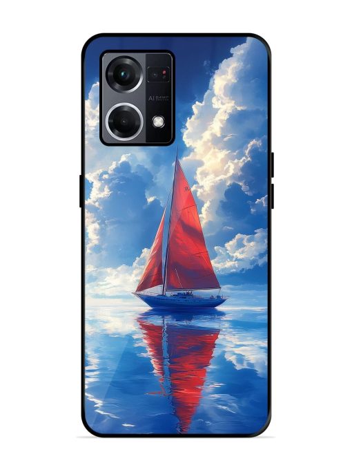 Crimson Sails Glossy Soft Edge Case for Oppo F21S Pro (4G) Chachhi