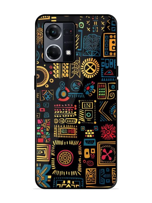 Tribal Tapestry Glossy Soft Edge Case for Oppo F21S Pro (4G) Chachhi