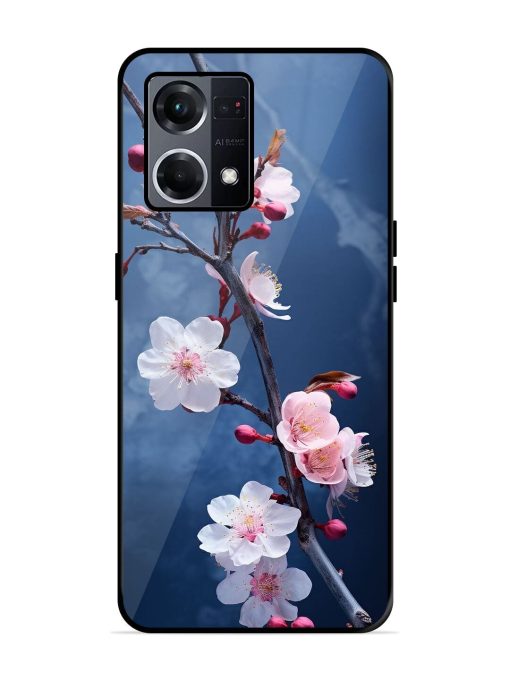 Delicate Blossoms Glossy Soft Edge Case for Oppo F21S Pro (4G) Chachhi