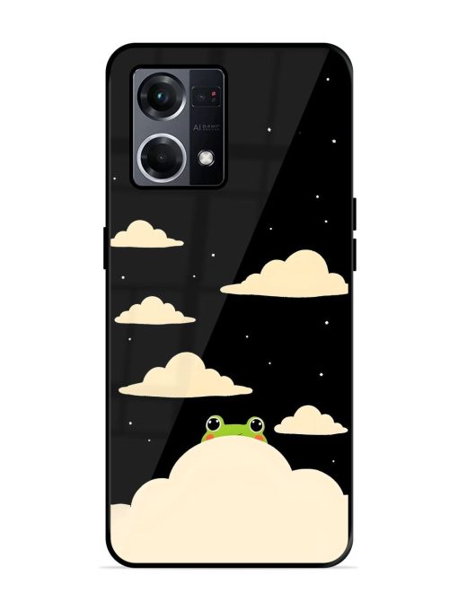 Froggy Night Sky Glossy Soft Edge Case for Oppo F21S Pro (4G) Chachhi