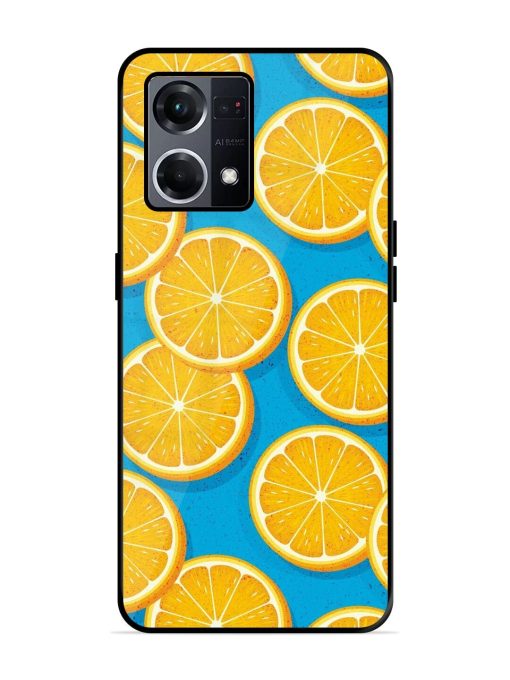 Citrus Symphony Glossy Soft Edge Case for Oppo F21S Pro (4G) Chachhi