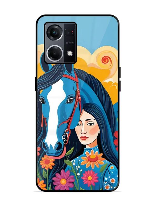 Equine Enchantment Glossy Soft Edge Case for Oppo F21S Pro (4G) Chachhi