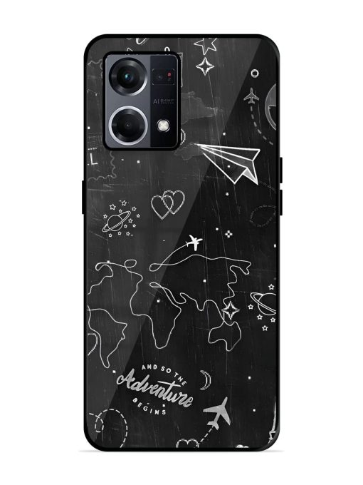 Wanderlust Sketchbook Glossy Soft Edge Case for Oppo F21S Pro (4G) Chachhi