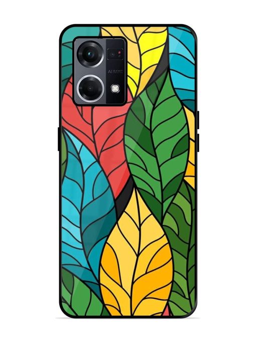 Foliage Fiesta Glossy Soft Edge Case for Oppo F21S Pro (4G) Chachhi