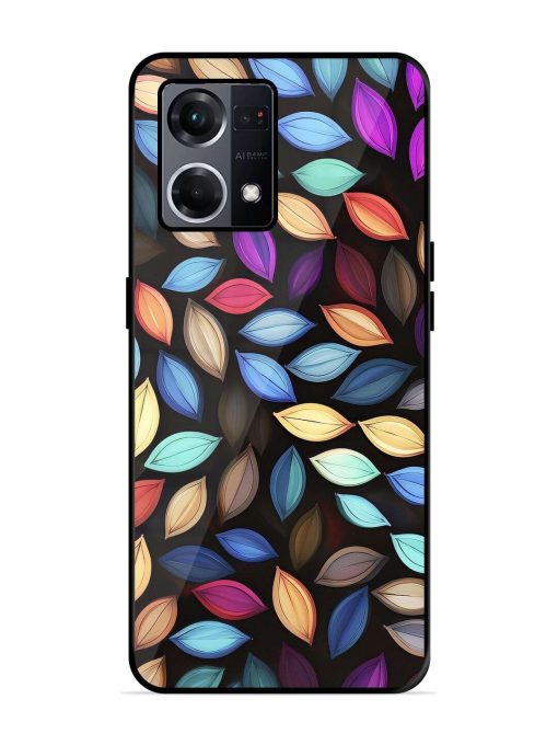 Colorful Kaleidoscope Glossy Soft Edge Case for Oppo F21S Pro (4G) Chachhi