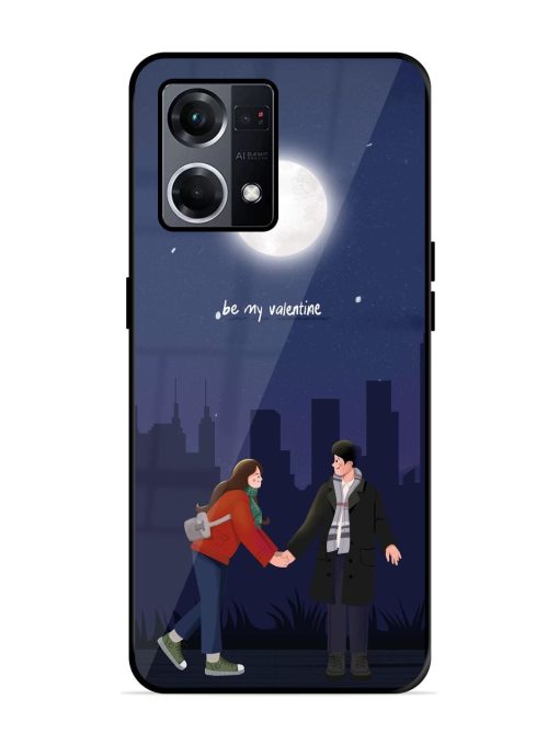 Moonlight Proposal Glossy Soft Edge Case for Oppo F21S Pro (4G) Chachhi