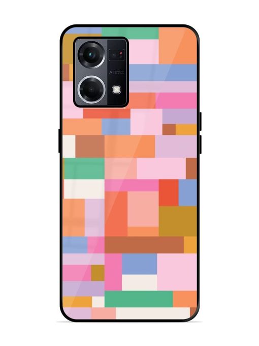 Colorful Chaos Glossy Soft Edge Case for Oppo F21S Pro (4G) Chachhi